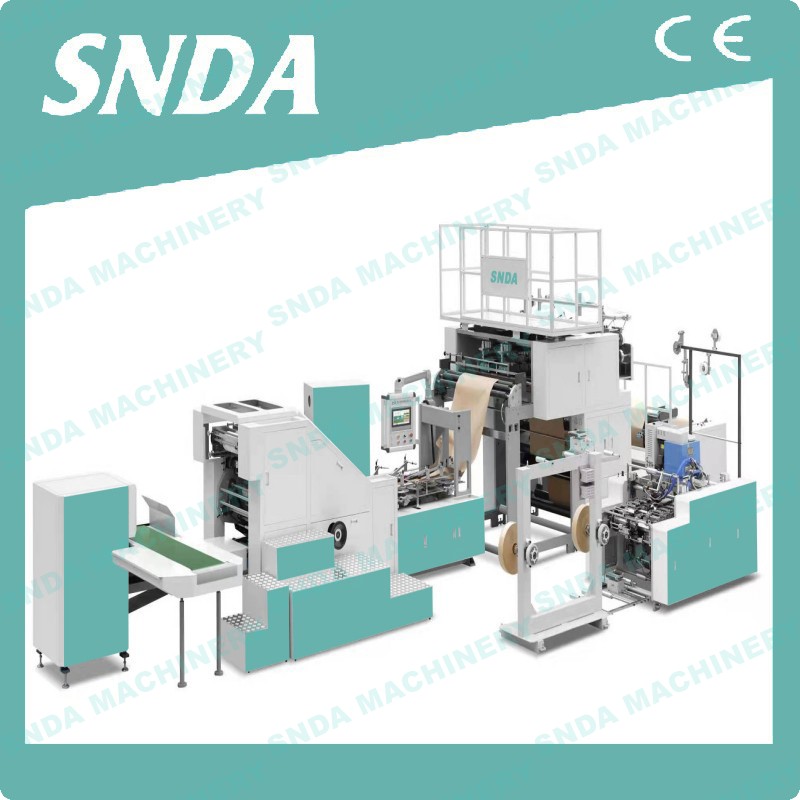 Automatic Paper Handle Bag Making Machine Snda Machinery